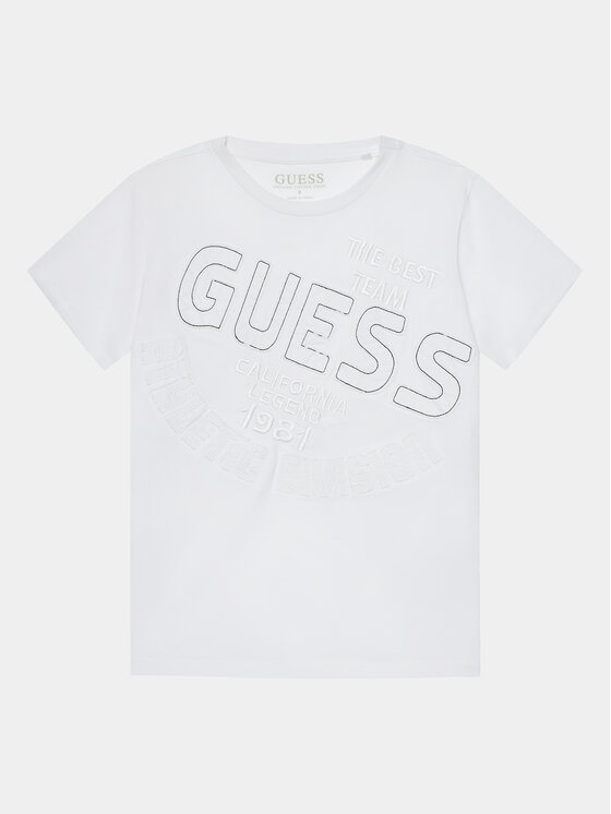 Guess T-krekls L4RI06 K8HM4 Balts Regular Fit