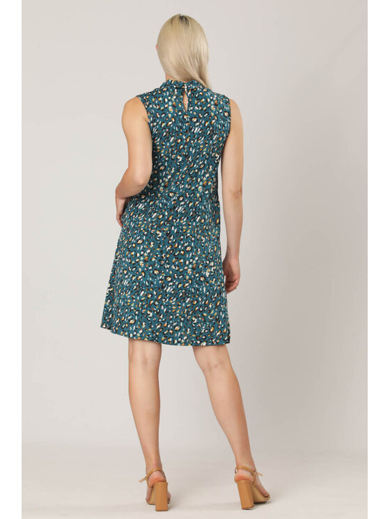 QUIOSQUE QUIOSQUE Sukienka codzienna 4KS011 Kolorowy Regular Fit