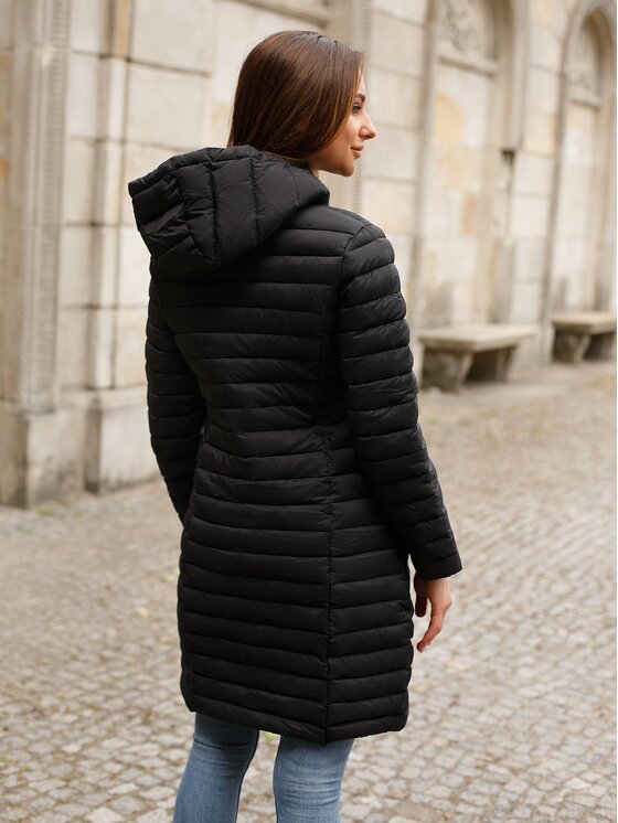 Perso Perso Kurtka damska BLH919013FX Czarny Regular Fit
