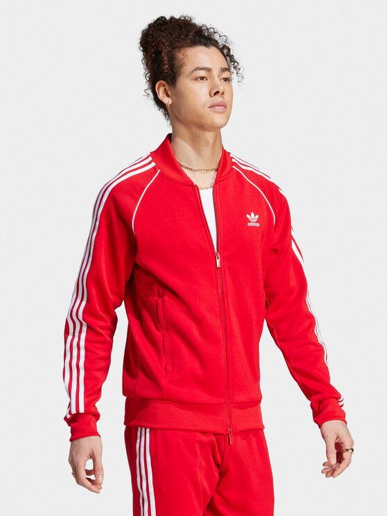 adidas adidas Bluza adicolor Classics SST IL2494 Czerwony Slim Fit