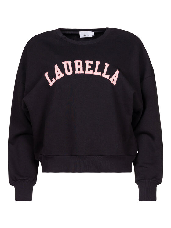 LAURELLA LAURELLA Mikina 1TU001 Černá Regular Fit