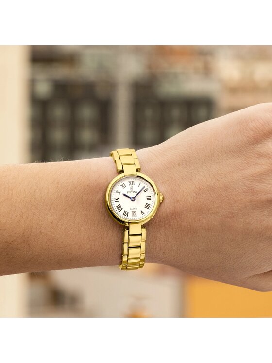 Festina Festina Hodinky F20786-1 Zlatá