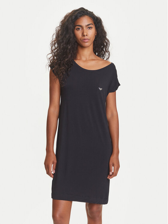 Emporio Armani Underwear Emporio Armani Underwear Camicia da notte EW000521 AF10889 UC001 Nero Regular Fit