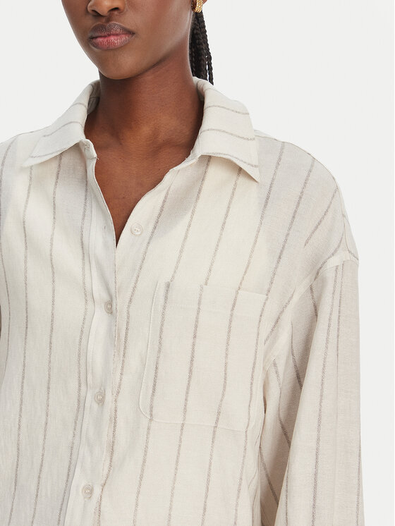 Eleh Eleh Риза SS260271 Екрю Relaxed Fit