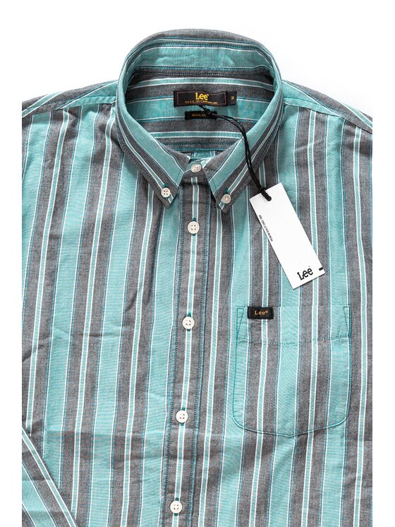 Lee Lee Camicia BUTTON DOWN Nero Regular Fit