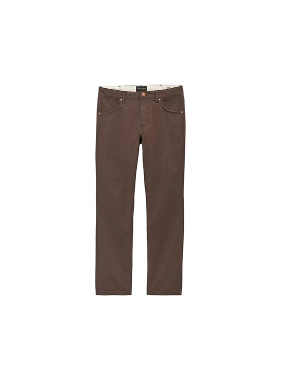 Wrangler Wrangler Pantaloni di tessuto GREENSBORO Marrone Regular Fit