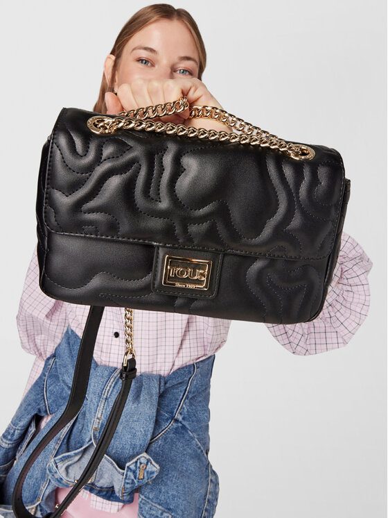 TOUS TOUS Handtasche Bandolera Solapa S. K Dream 2001577051 Schwarz