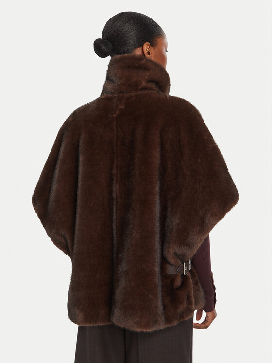 PINKO PINKO Pelzmantel Comodino 103837 A2PI Braun Regular Fit