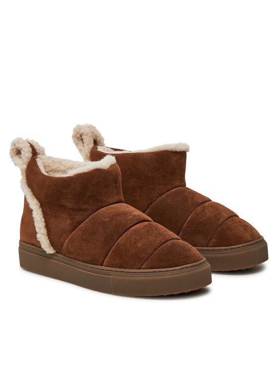 Inuikii Inuikii Čizme za snijeg Shearling Slipin 75202-010 Smeđa