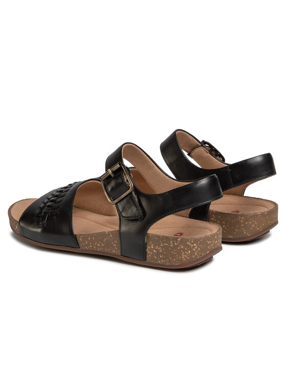 Clarks Sandales Un Perri Way 261487014 Noir Modivo