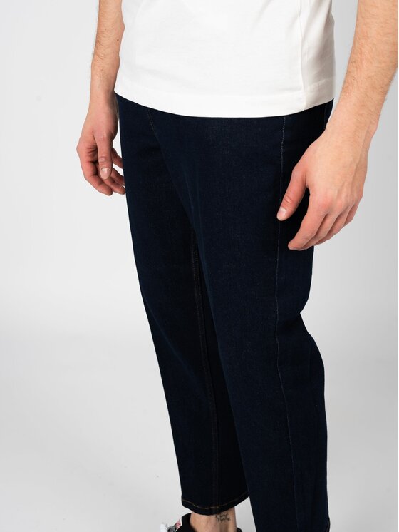 John Richmond John Richmond Jeansy UMA24078JE Tmavomodrá Oversize