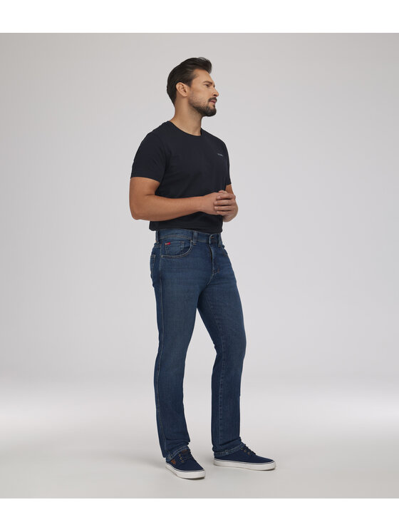 Lee Cooper Lee Cooper Jeansy JEANS M LC7504 7820 BRUSHED Niebieski Tapered Fit