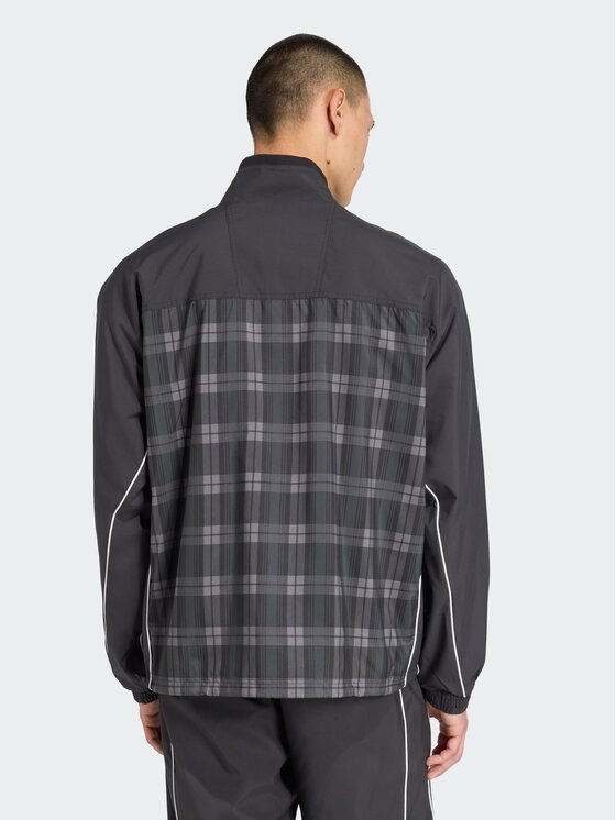 adidas adidas Bluza Tartan Loose Czarny Loose Fit