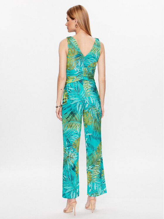 Guess Guess Jumpsuit W3GD0C KBAC2 Verde Regular Fit