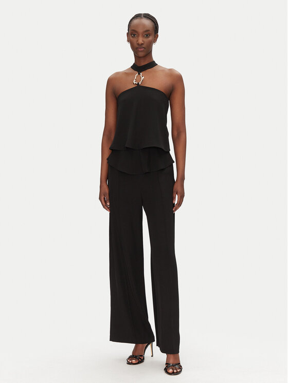 Rinascimento Rinascimento Salopetă CFC0124143003 Negru Regular Fit
