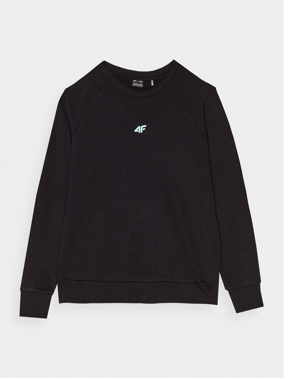 4F 4F Mikina 4FJWSS24TSWSF0920-20S Čierna Regular Fit