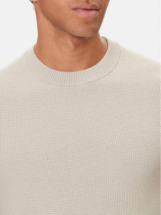 BOSS BOSS Пуловер Klapok 50548673 Бежов Regular Fit