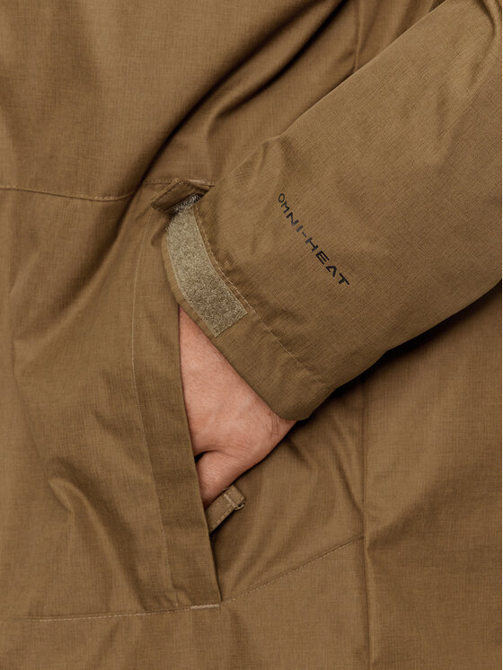 Columbia Columbia Žieminė striukė Leif Trail™ Parka Ruda Regular Fit