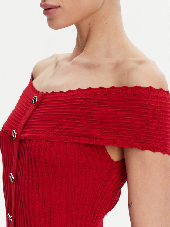 Morgan Morgan Rochie de zi 251-RMELDO Roșu Regular Fit