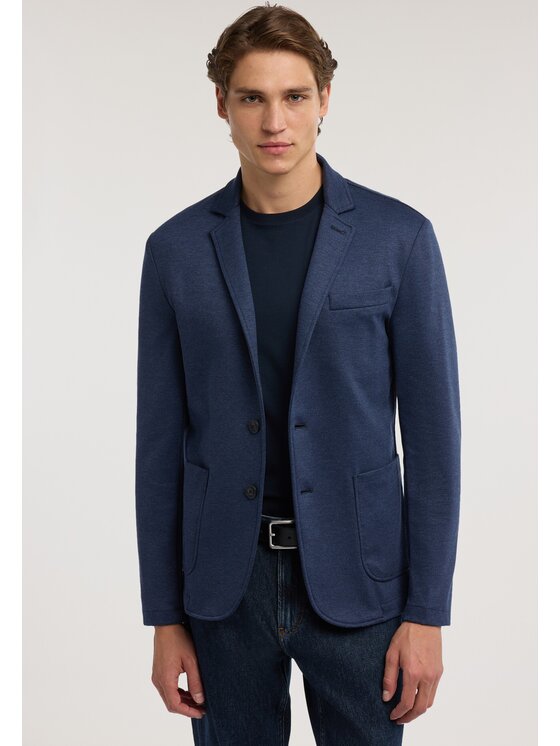 Trussardi Trussardi Marynarka Q013M000027N0BP Niebieski Regular Fit