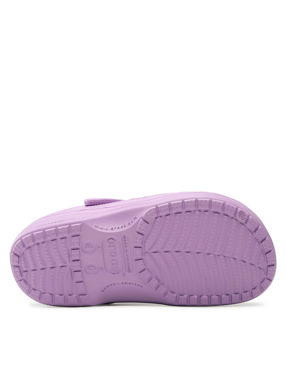 Crocs Crocs Šlepetės 9 Baby Lined Clog 205969-5Q5 Violetinė