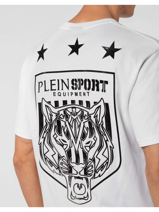 Plein Sport Plein Sport Tričko 3373 Biela Regular Fit