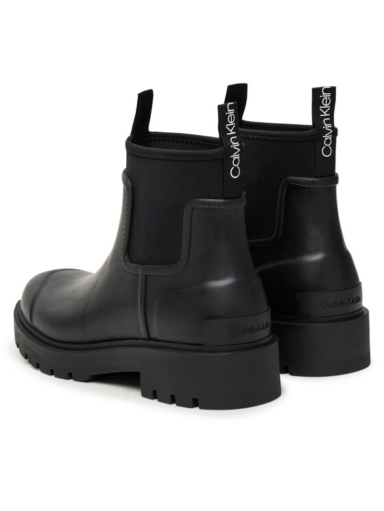 Calvin Klein Jeans Calvin Klein Jeans Guminiai batai Combat Rain Boot YM0YM01376 Juoda