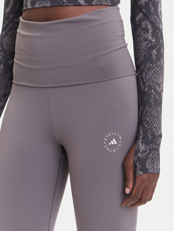 adidas by Stella McCartney adidas by Stella McCartney Legginsy True Strength JX4321 Szary Slim Fit