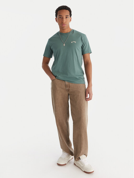 Billabong Billabong T-krekls Arch Crew SS EBYKT00100 Zaļš Regular Fit