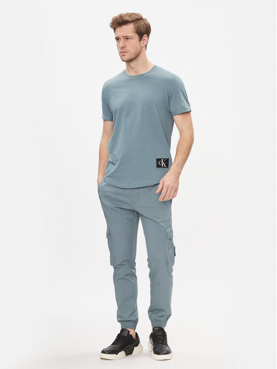 Calvin Klein Jeans Calvin Klein Jeans Tričko J30J323482 Modrá Regular Fit