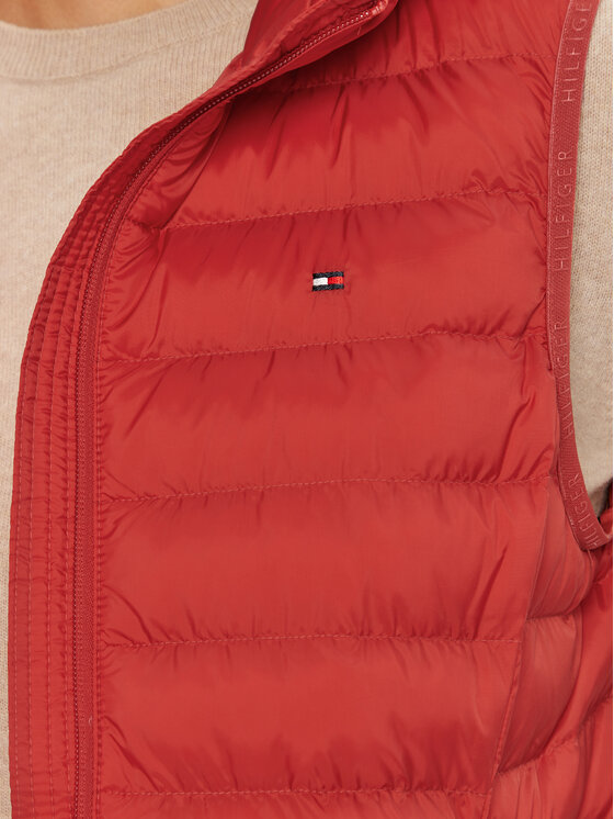 Tommy Hilfiger Tommy Hilfiger Varrukateta jakk Global Stripe WW0WW40779 Punane Regular Fit