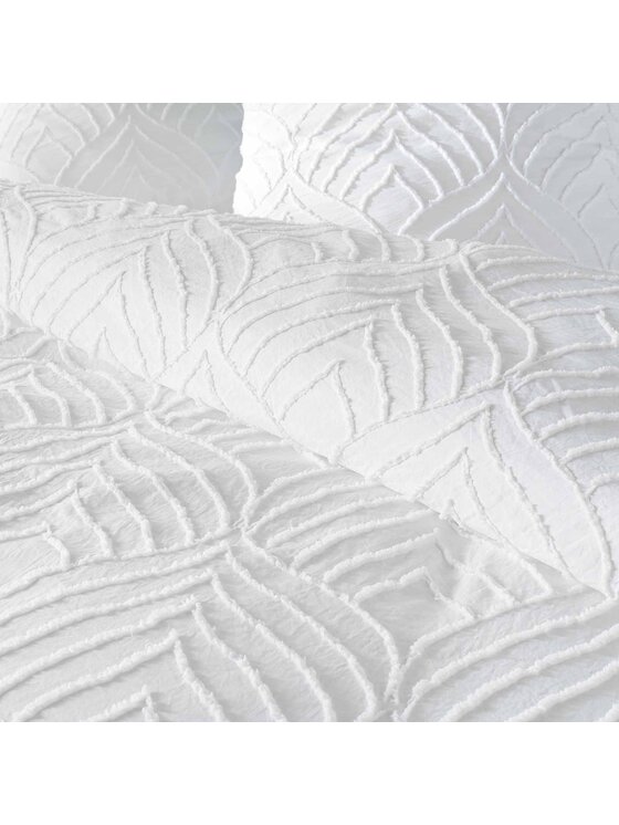 MIAhome MIAhome Komplet pościeli z tuftowanym wzorem 240x220 cm TIPLU biały Biały