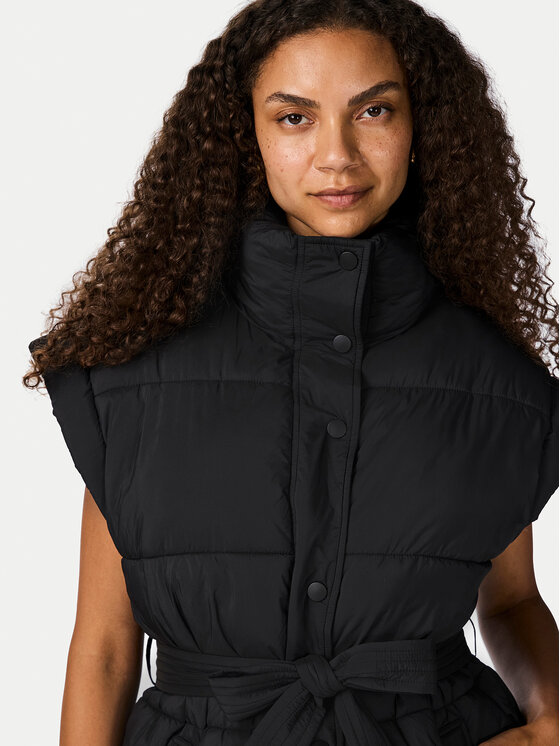 YAS YAS Vestă Merla 26035395 Negru Slim Fit