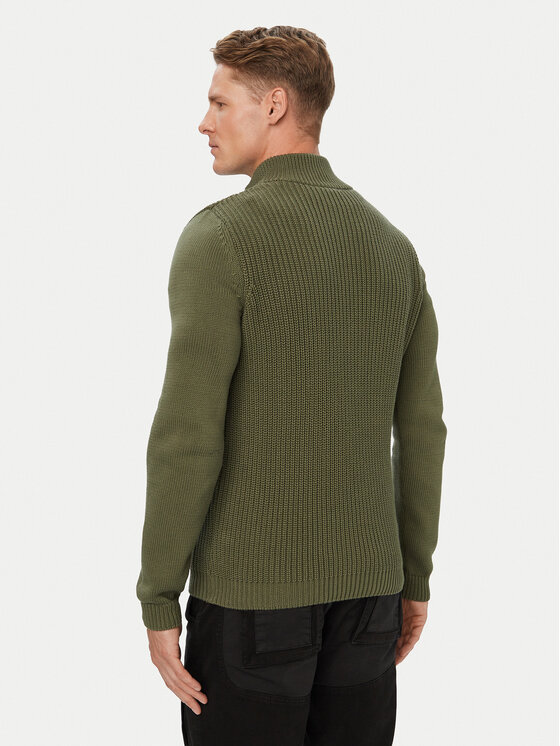Aeronautica Militare Aeronautica Militare Sweter 262MA1572UL00409 Khaki Regular Fit