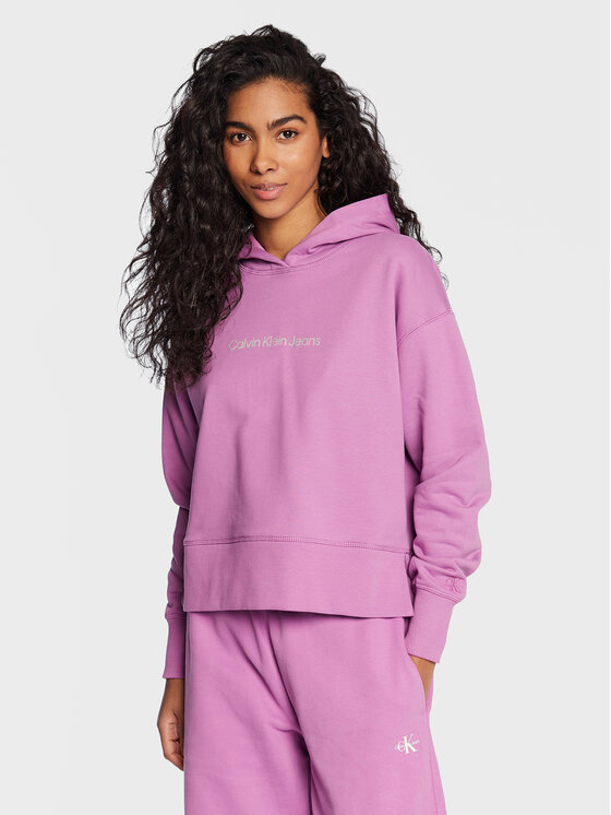 Calvin Klein Jeans Bluză J20J220430 Violet Regular Fit