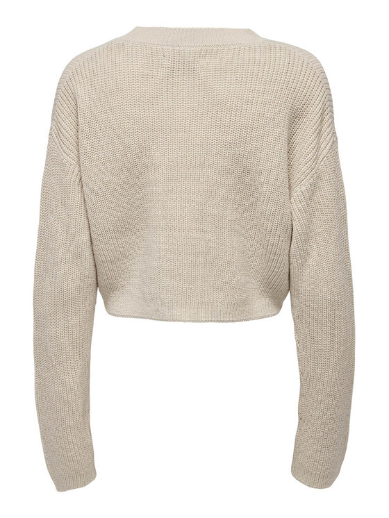 ONLY ONLY Sweter Malavi 15284453 Beżowy Regular Fit