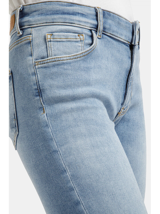 Cross Jeans Cross Jeans Szorty jeansowe P 457-038 Niebieski Slim Fit