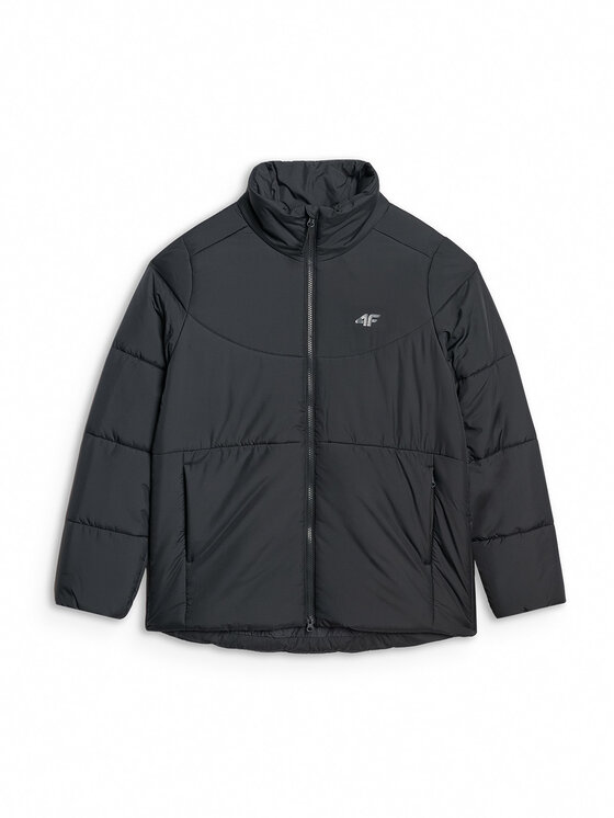 4F 4F Kurtka puchowa URBAN COMMUTER Czarny Regular Fit