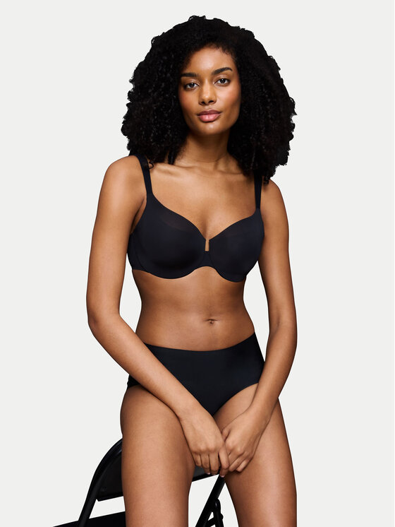Triumph Triumph Biustonosz z fiszbiną Illusion Curve 10224856 Czarny