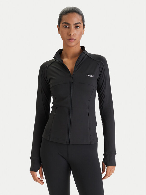 Guess Guess Μπλούζα V6RP15 KD952 Μαύρο Slim Fit