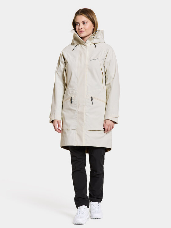 Didriksons Didriksons Parka Ilma Wns Parka 8 504813 Fehér Regular Fit