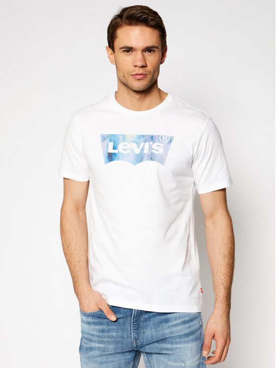 Levi's® Levi's® T-shirt Housemarked Graphic Tee 22489-0343 Bijela Regular Fit