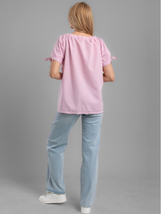 Perso Perso Bluzka CHCE710033F Różowy Regular Fit