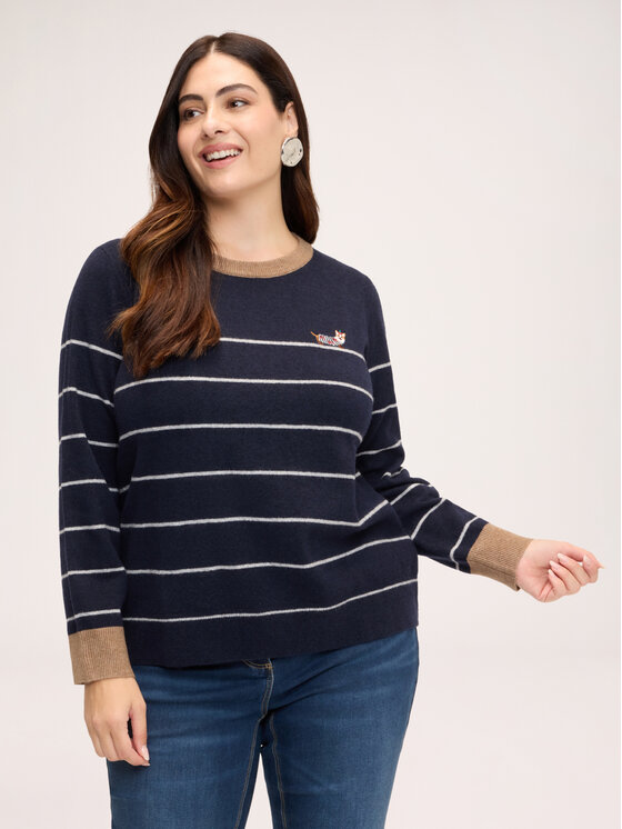 Fiorella Rubino Fiorella Rubino Maglione M558L008853N034 Blu Regular Fit