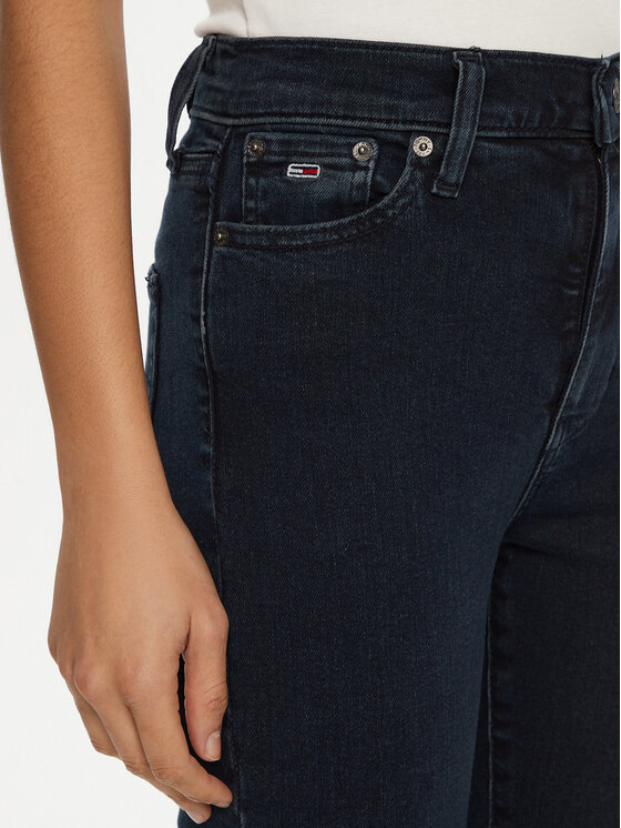 Tommy Jeans Tommy Jeans Blugi Sylvia DW0DW20217 Bleumarin Skinny Fit