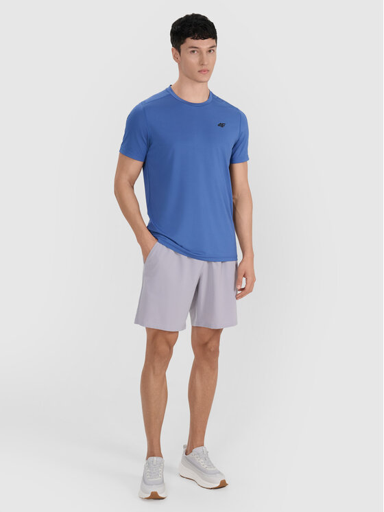 4F 4F Sportovní kraťasy MULTI ACTIVE Šedá Regular Fit