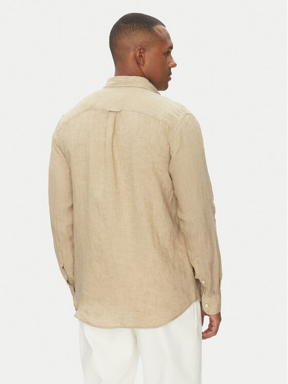 Tommy Hilfiger Tommy Hilfiger Сорочка MW0MW34602 Бежевий Regular Fit