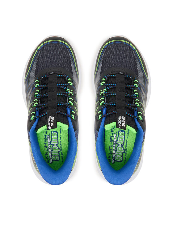 Skechers Skechers Сникърси Microspec Velocity - Grid-Shift 404220L/BBLM Черен