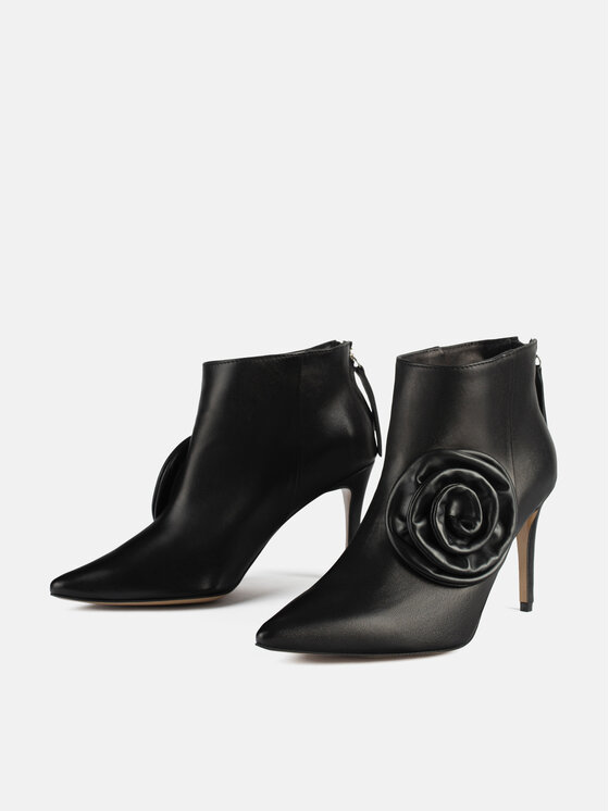 L37 L37 Polokozačky GLAMOUR STRIDE Černá