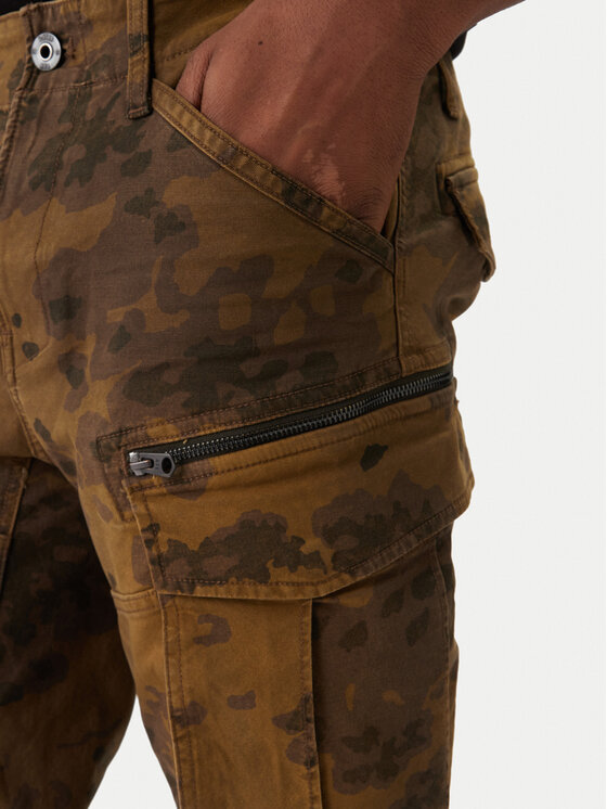 G-Star Raw G-Star Raw Bavlnené nohavice Rovic Zip 3D D02190-E081 Zelená Tapered Fit